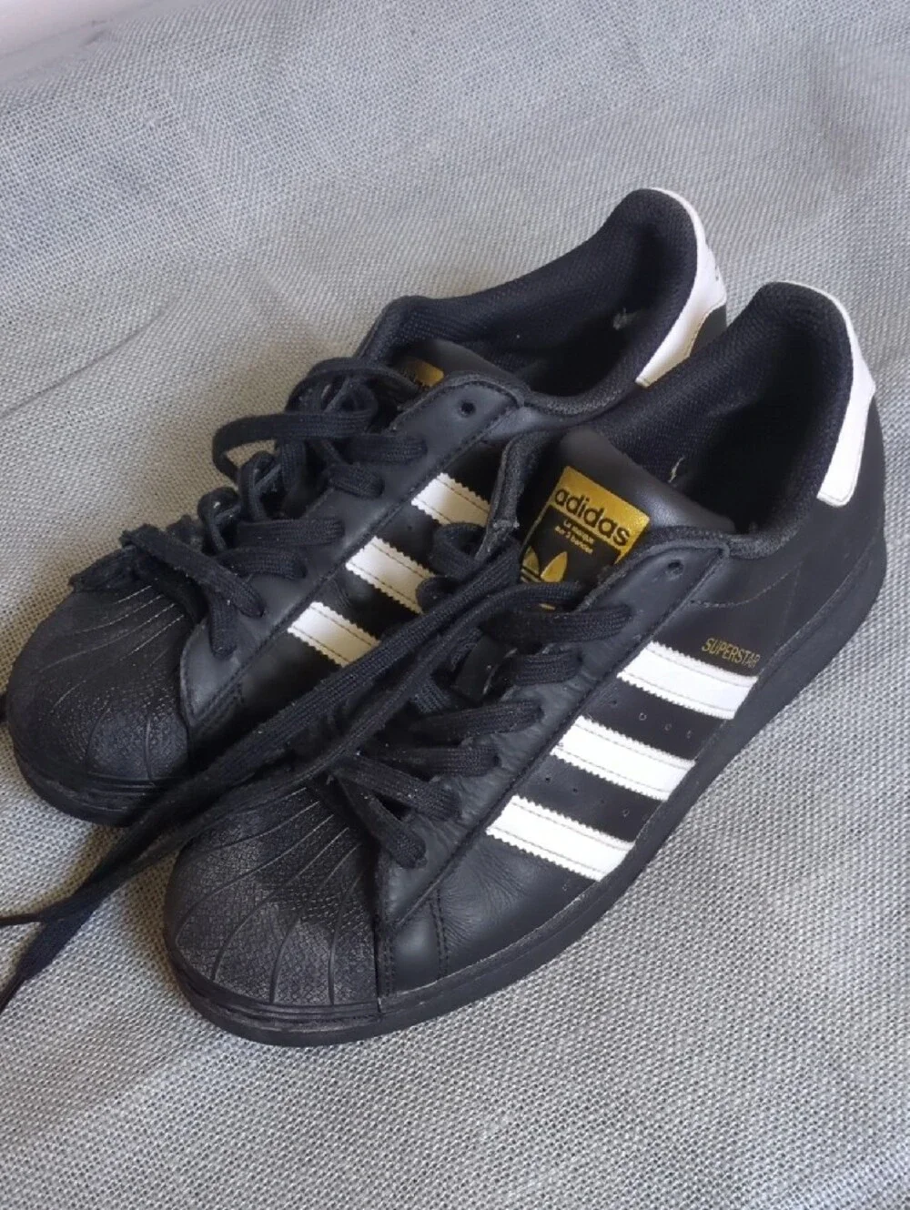 adidas Black and White Low-Top Sneakers
